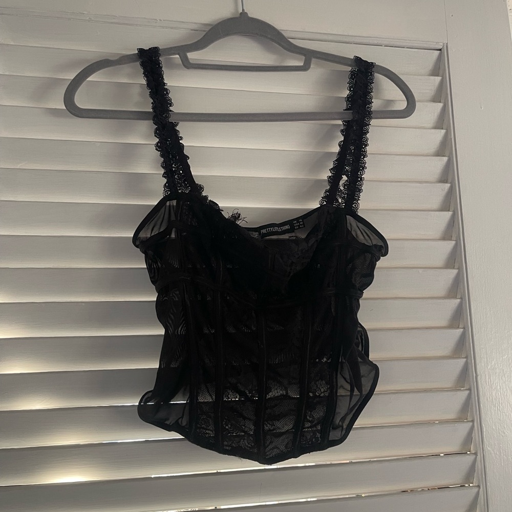 PRETTY LITTLE THING CORSET TOP